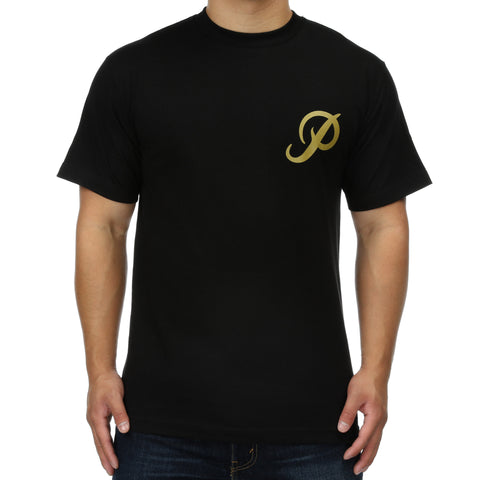 Primitive Classic Gold P Tee - Black