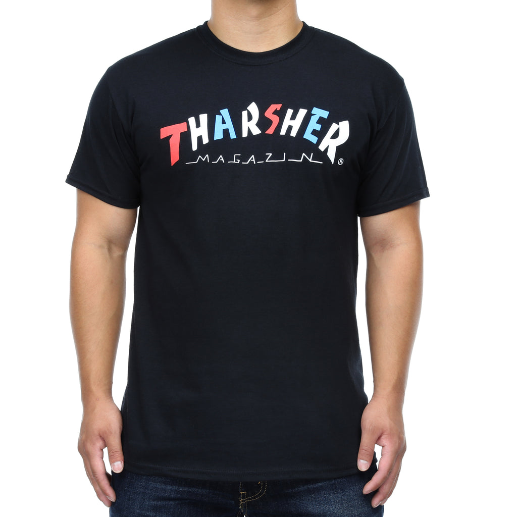 Thrasher Knock Off Tee - Black