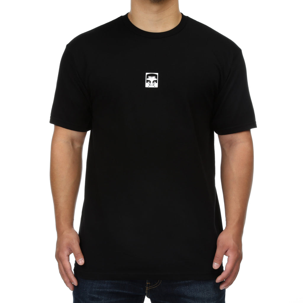Obey Half Face Tee - Black