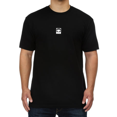 Obey Half Face Tee - Black