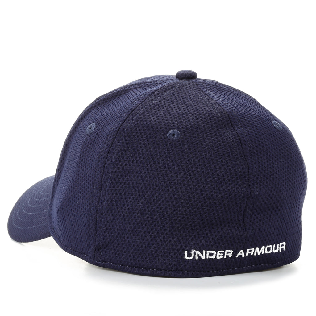 Under Armour Blitzing II Stretch Fit Hat - Navy/White
