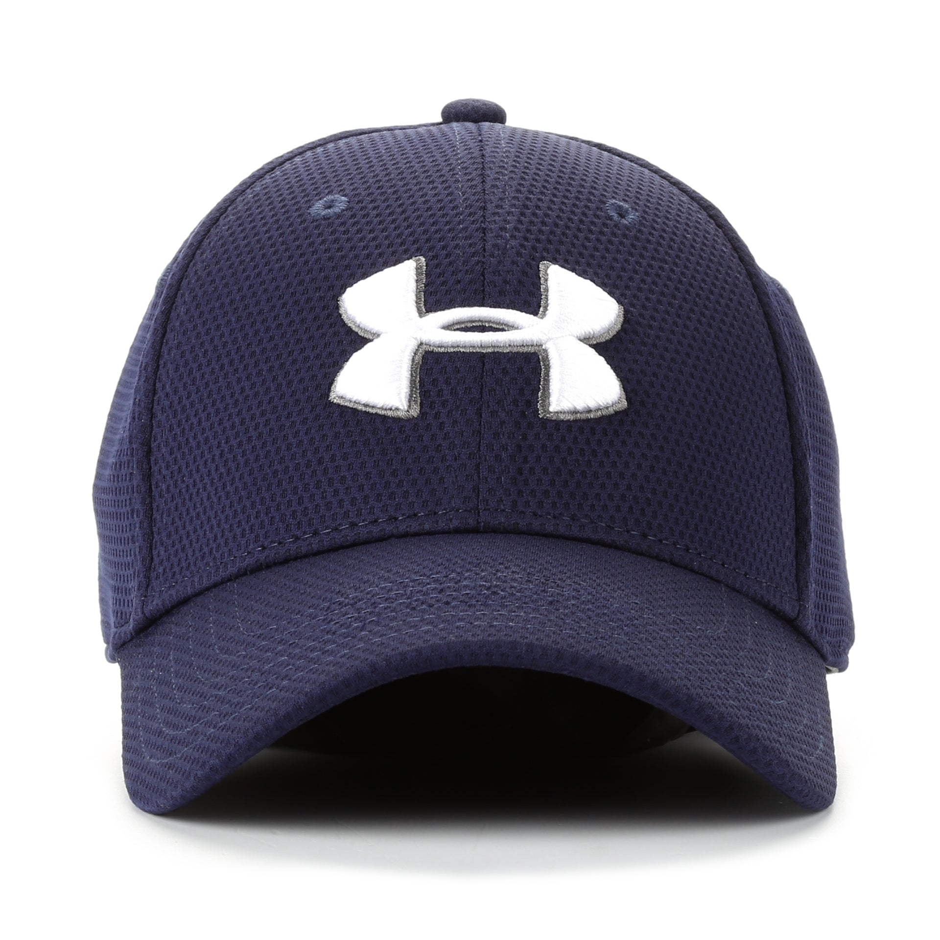 Under Armour Blitzing II Stretch Fit Hat - Navy/White - New Star