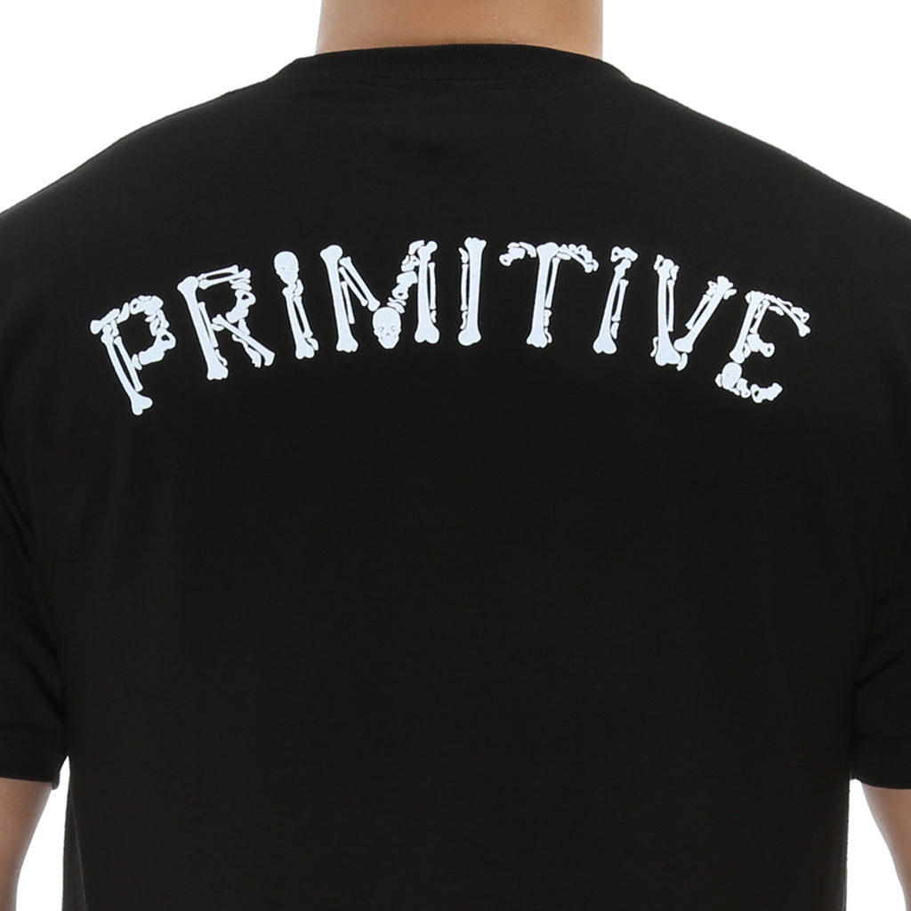 Primitive Bones Glow Tee - Black