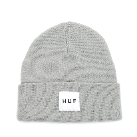Huf Box Logo Beanie - Heather Grey