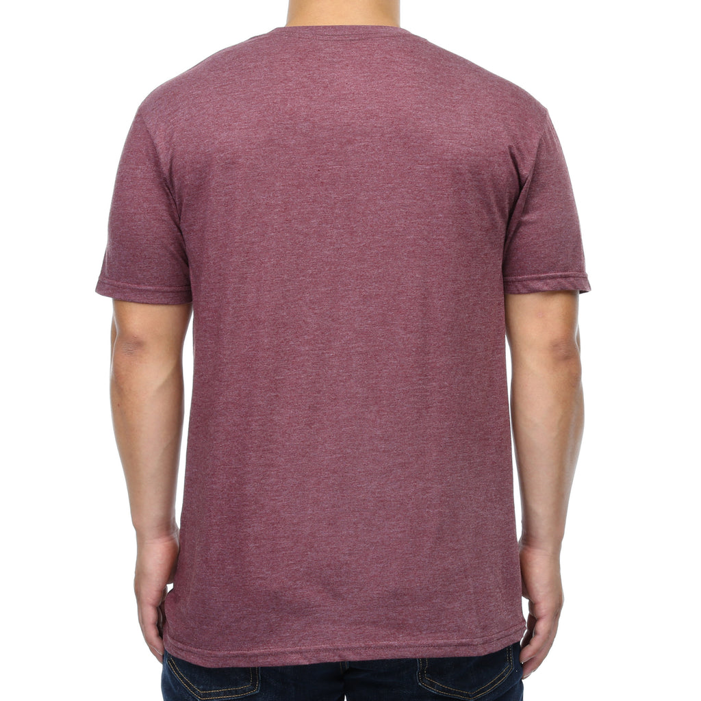 Primitive Classic P Lightweight Tee - Burgundy Pepper Heather