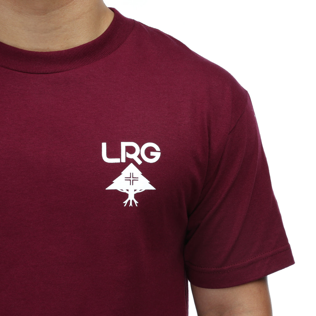LRG Logo Plus Tee - Burgundy