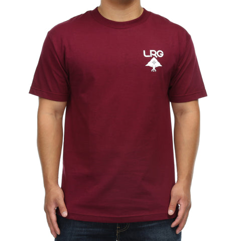 LRG Logo Plus Tee - Burgundy