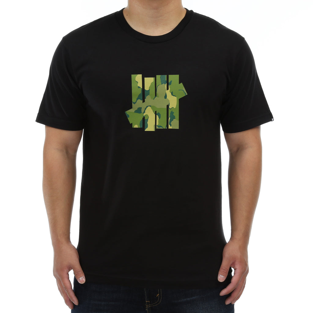 Undefeated Camo 5 Strike Tee - Black