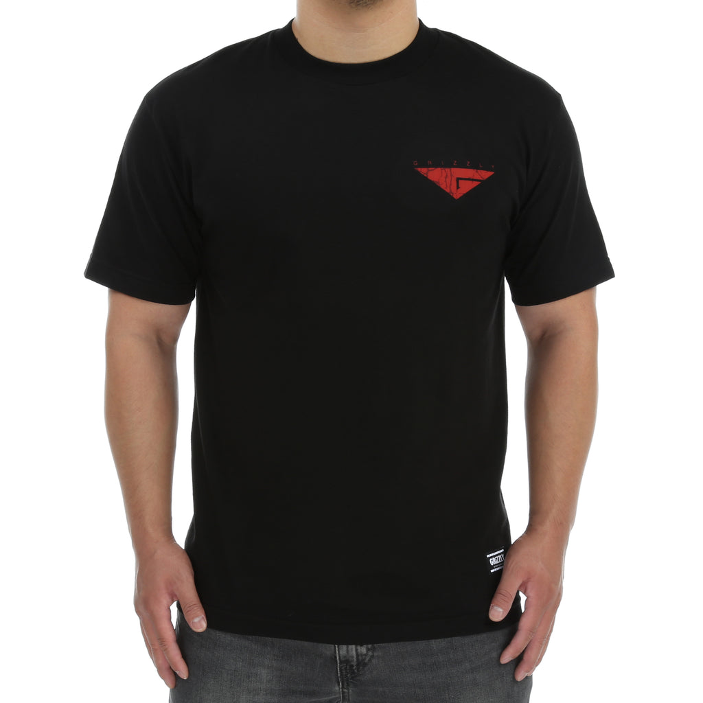 Grizzly Cement Tee - Black