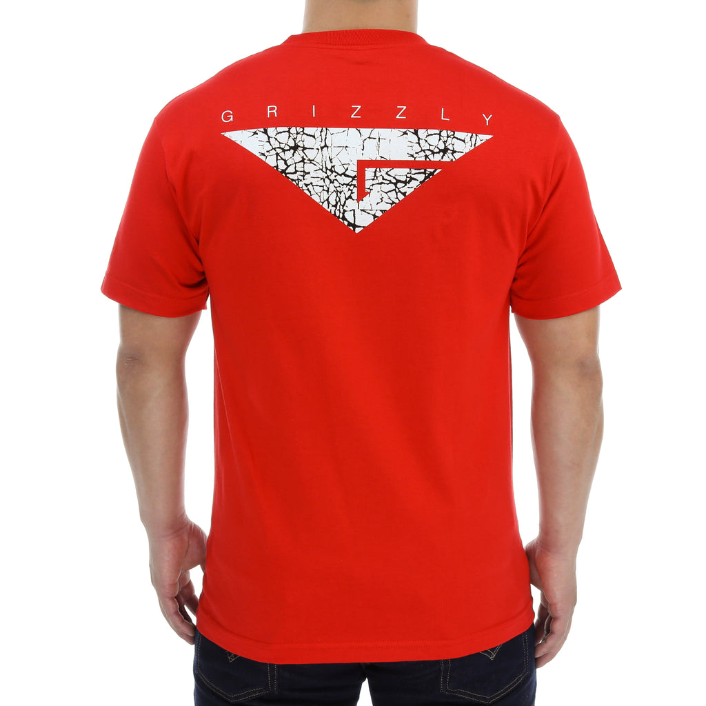 Grizzly Cement Tee - Red
