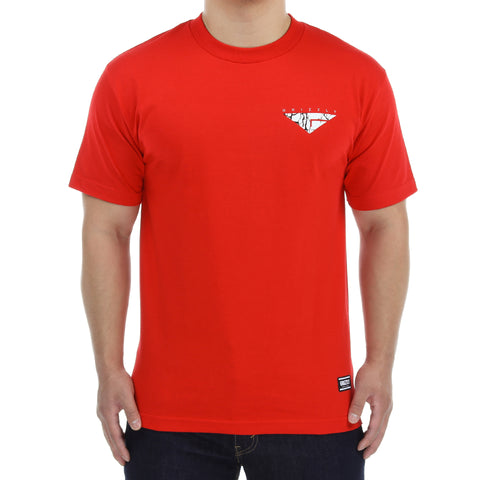 Grizzly Cement Tee - Red