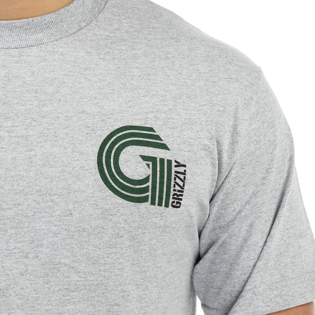 Grizzly Certified G Tee - Heather Grey