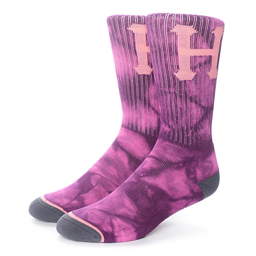 Huf Classic H Crew Sock - Purple