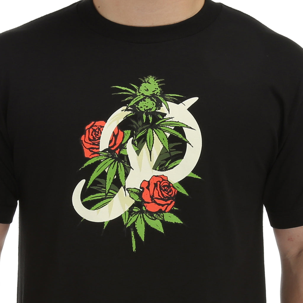 Primitive Classic P Rosebud Tee - Black