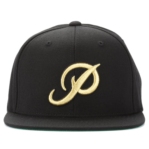 Primitive Classic P Snapback Gold P - Black
