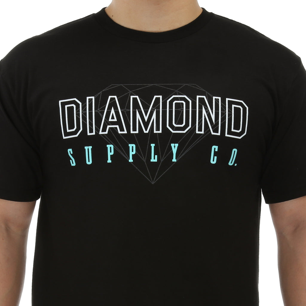 Diamond College Tee - Black