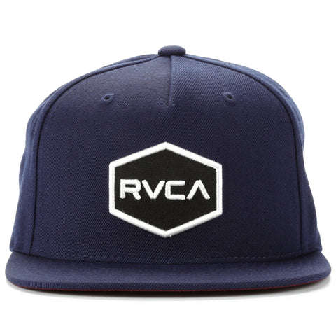 RVCA Commonwealth Snapback - Navy/White