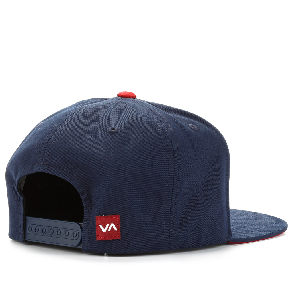RVCA Commonwealth Snapback - Navy/Red