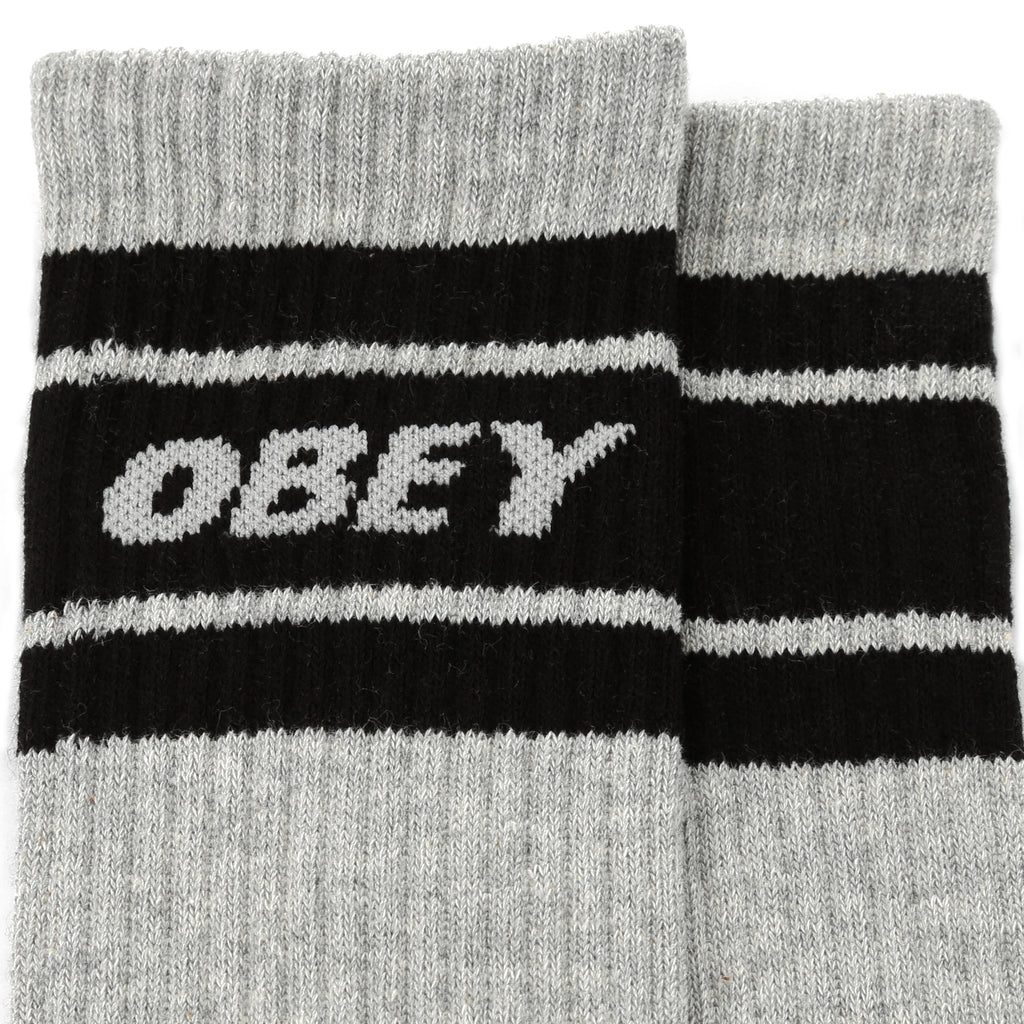 Obey Cooper Deuce Sock - Athletic Heather Grey