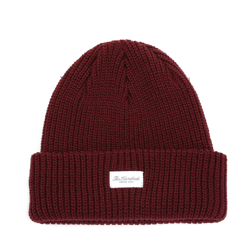 The Hundreds Crisp 2 Beanie - Burgundy