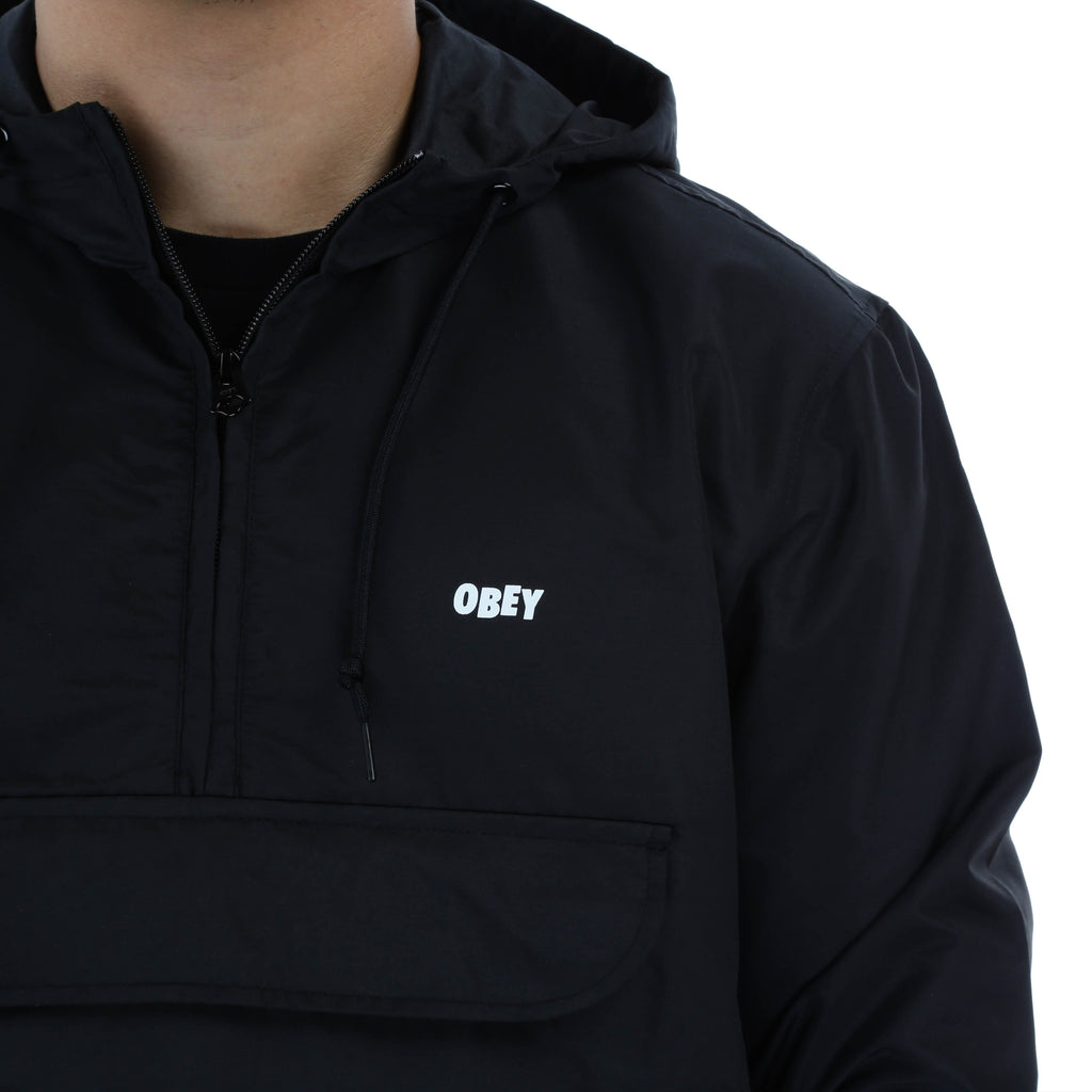 OBEY Studio Mockneck Mens Anorak Jacket | Arden Fair