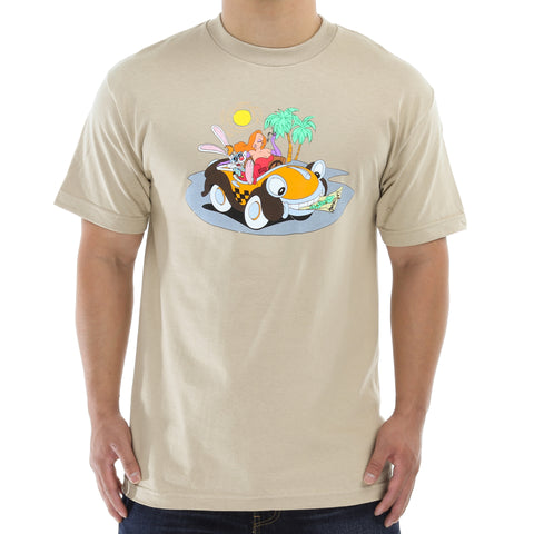 The Hundreds x Who Framed Roger Rabbit Cruise T-Shirt - Sand