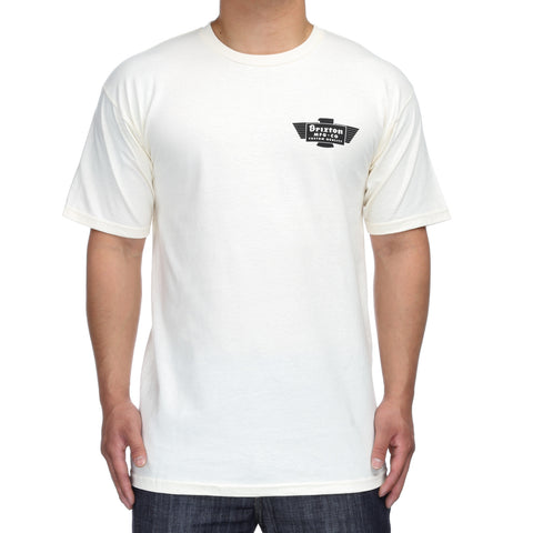 Brixton Cylinder S/S Tee - Off White