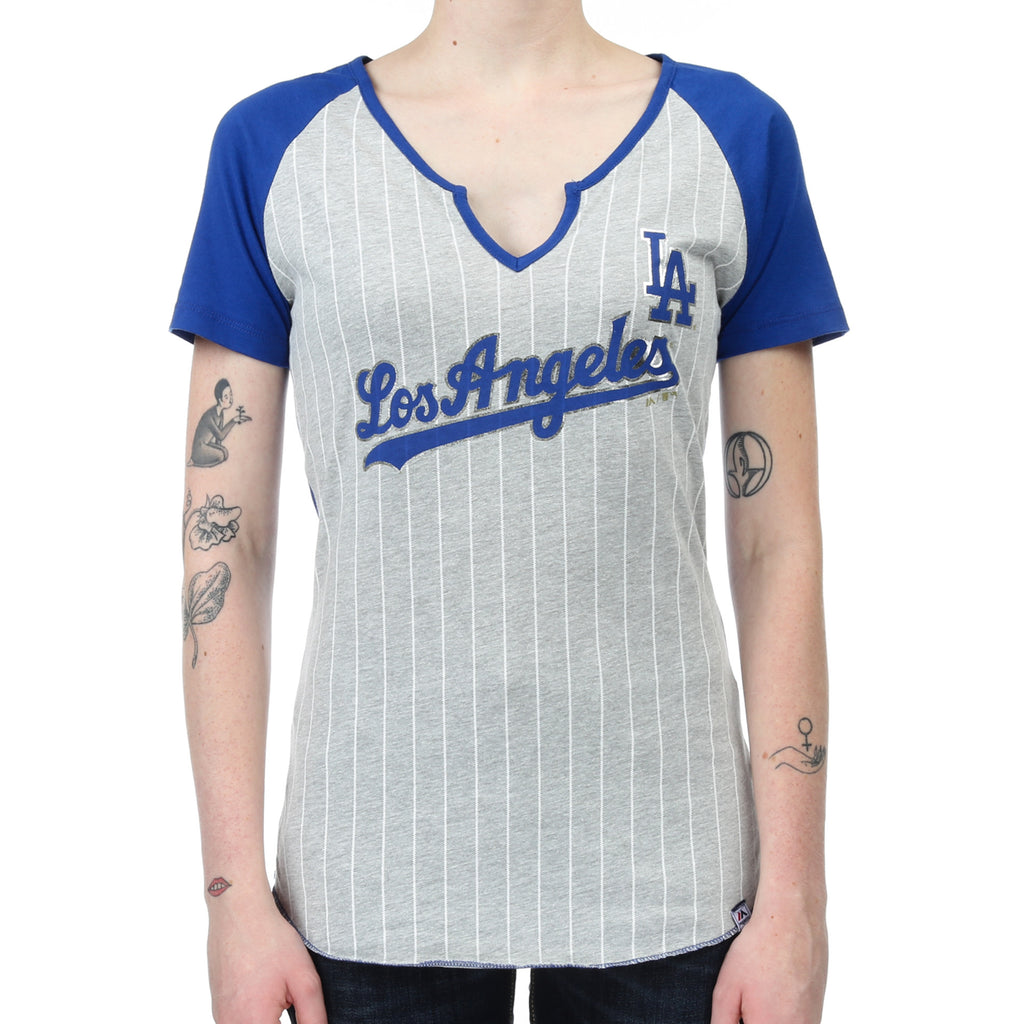 Majestic Dodgers From The Stretch Tee - Deep Royal