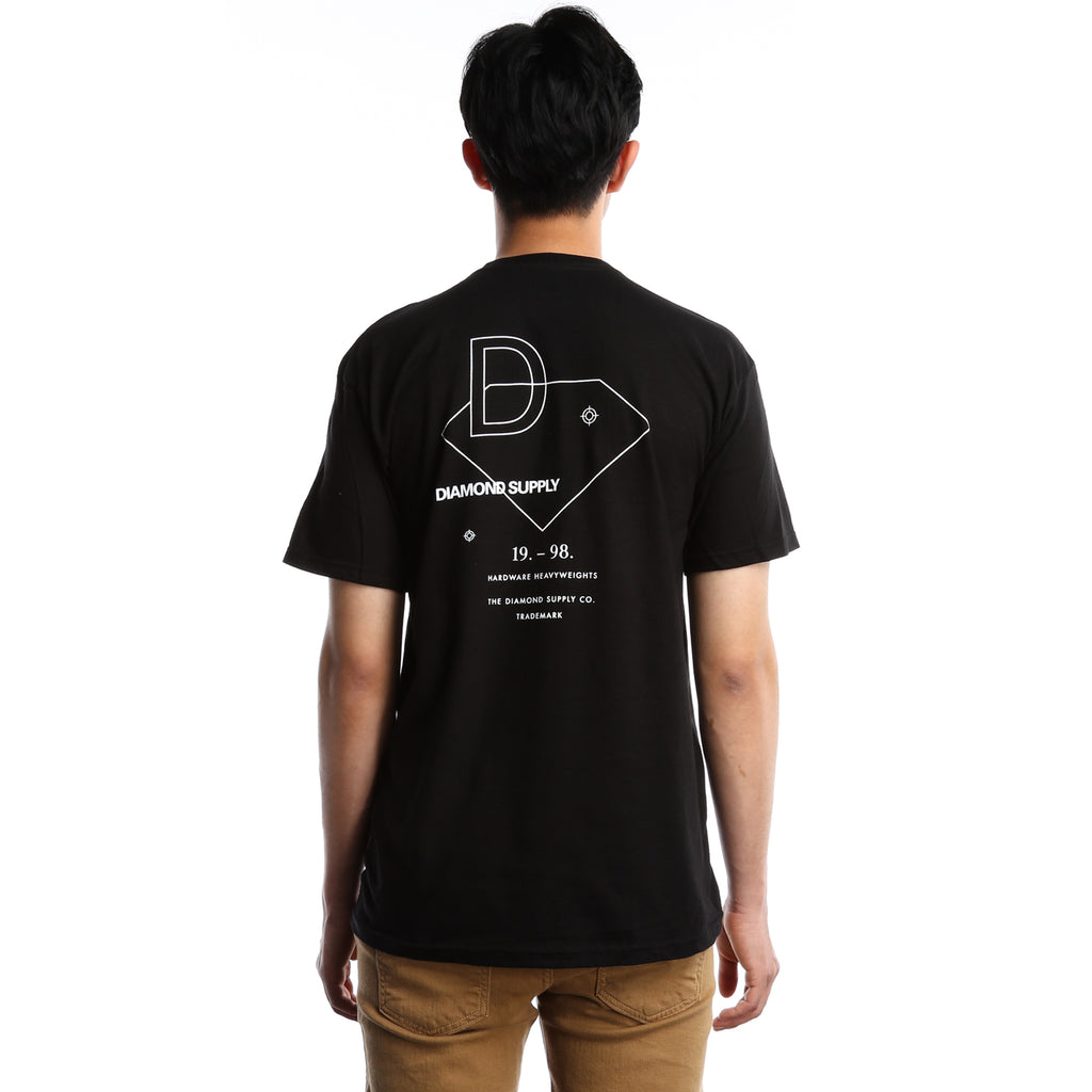 Diamond Intersect Tee - Black