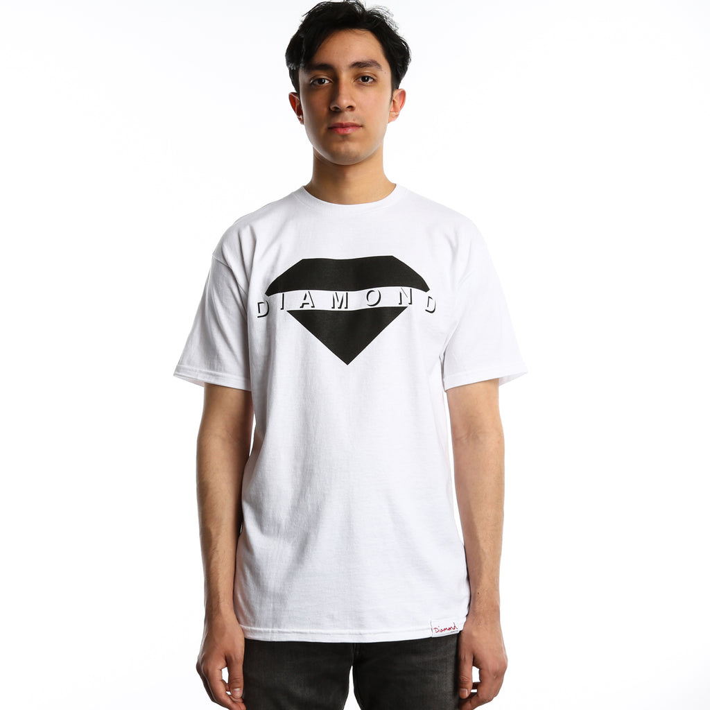 Diamond Viewpoint Tee - White