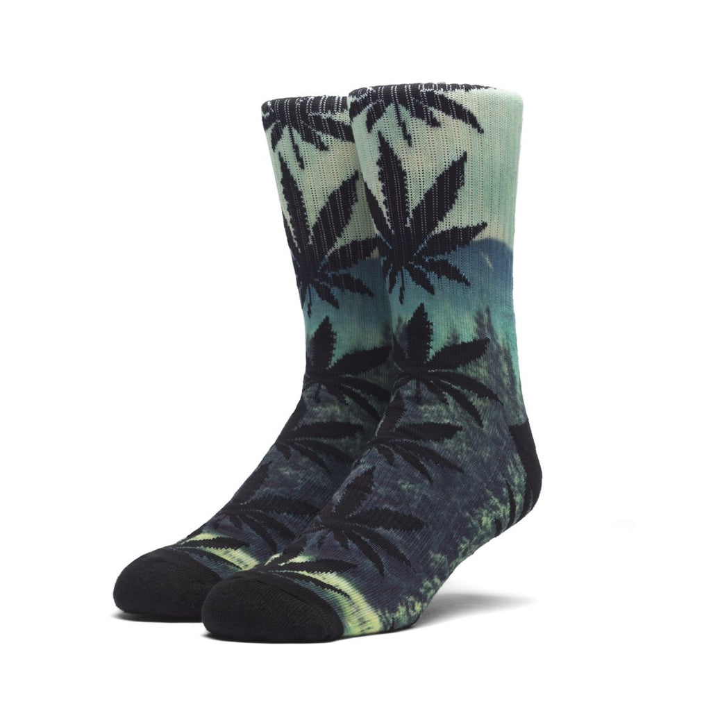 Huf Digital Plantlife Crew Socks - Evergreen