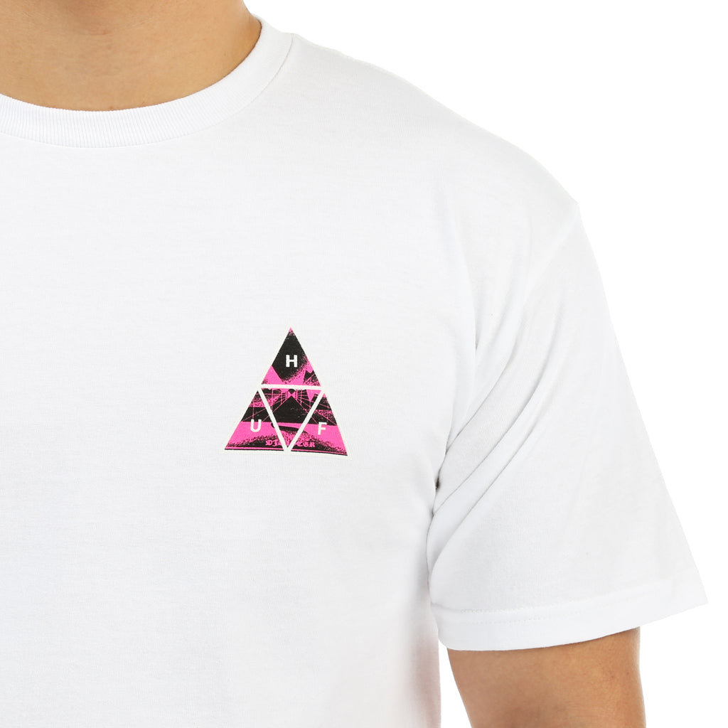 Huf Dimensions Triangle Tee - White