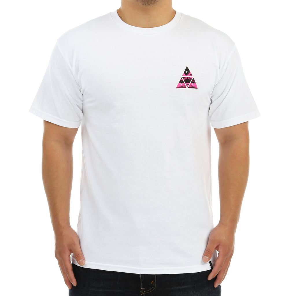 Huf Dimensions Triangle Tee - White