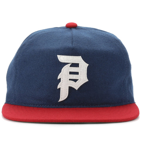 Primitive Dirty P Unstructured Strapback - Navy/Red