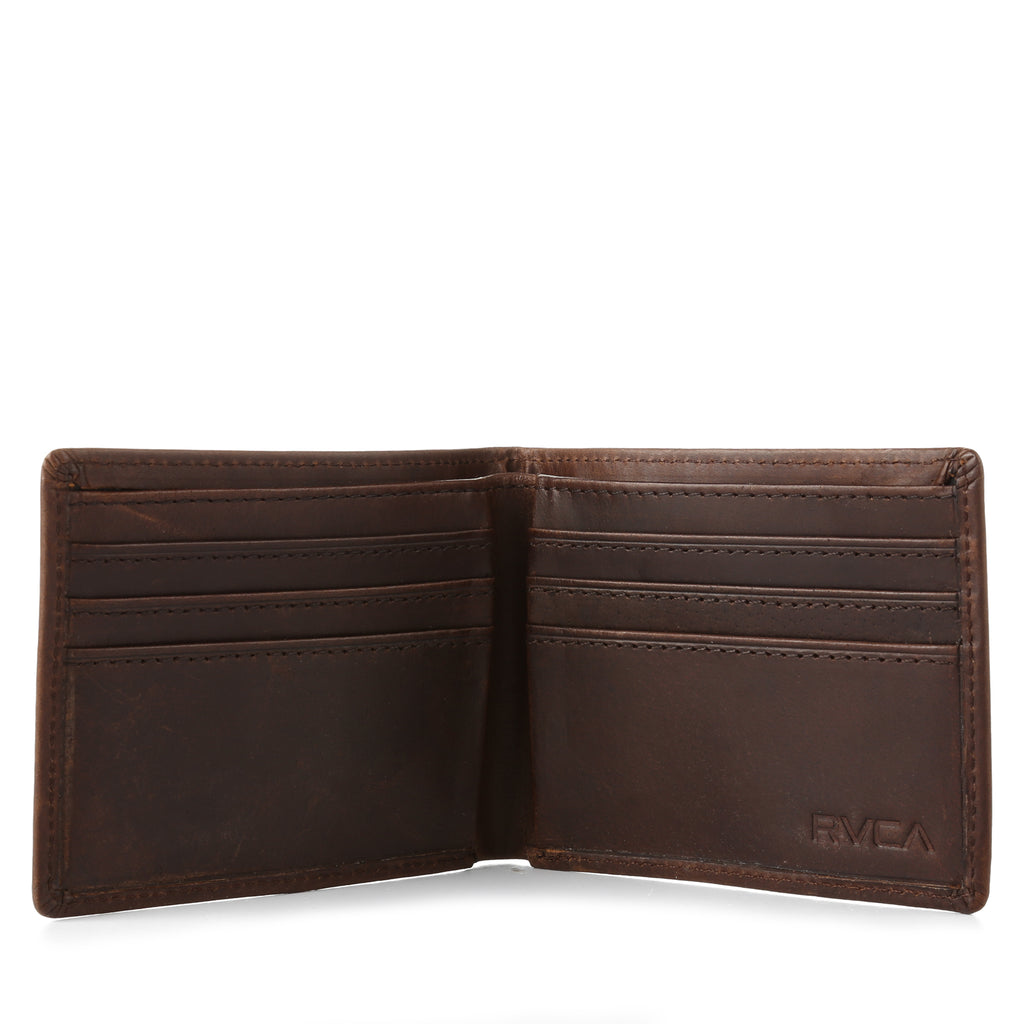 RVCA Dispatch Wallet - Dark Brown