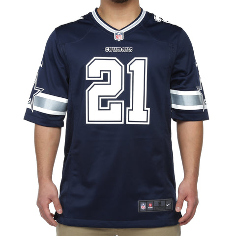Dallas Cowboys x Nike Ezekiel Elliott #21 Game Replica Jersey - Navy
