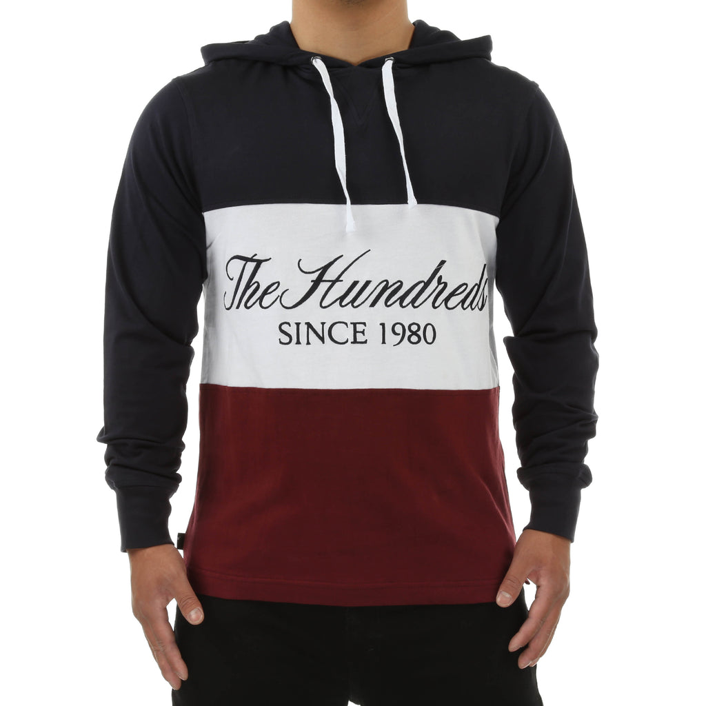 The Hundreds Ellis Hooded L/S Tee - Navy