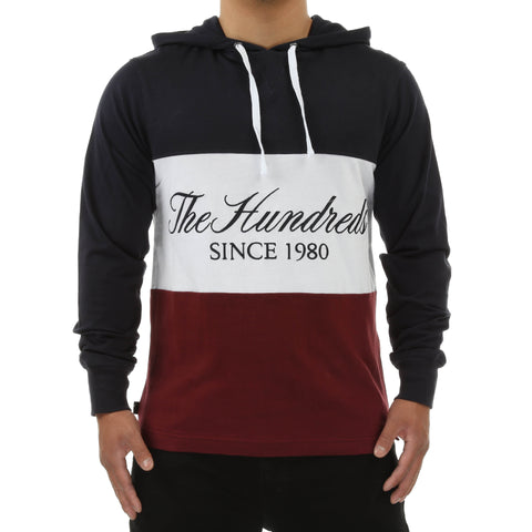 The Hundreds Ellis Hooded L/S Tee - Navy