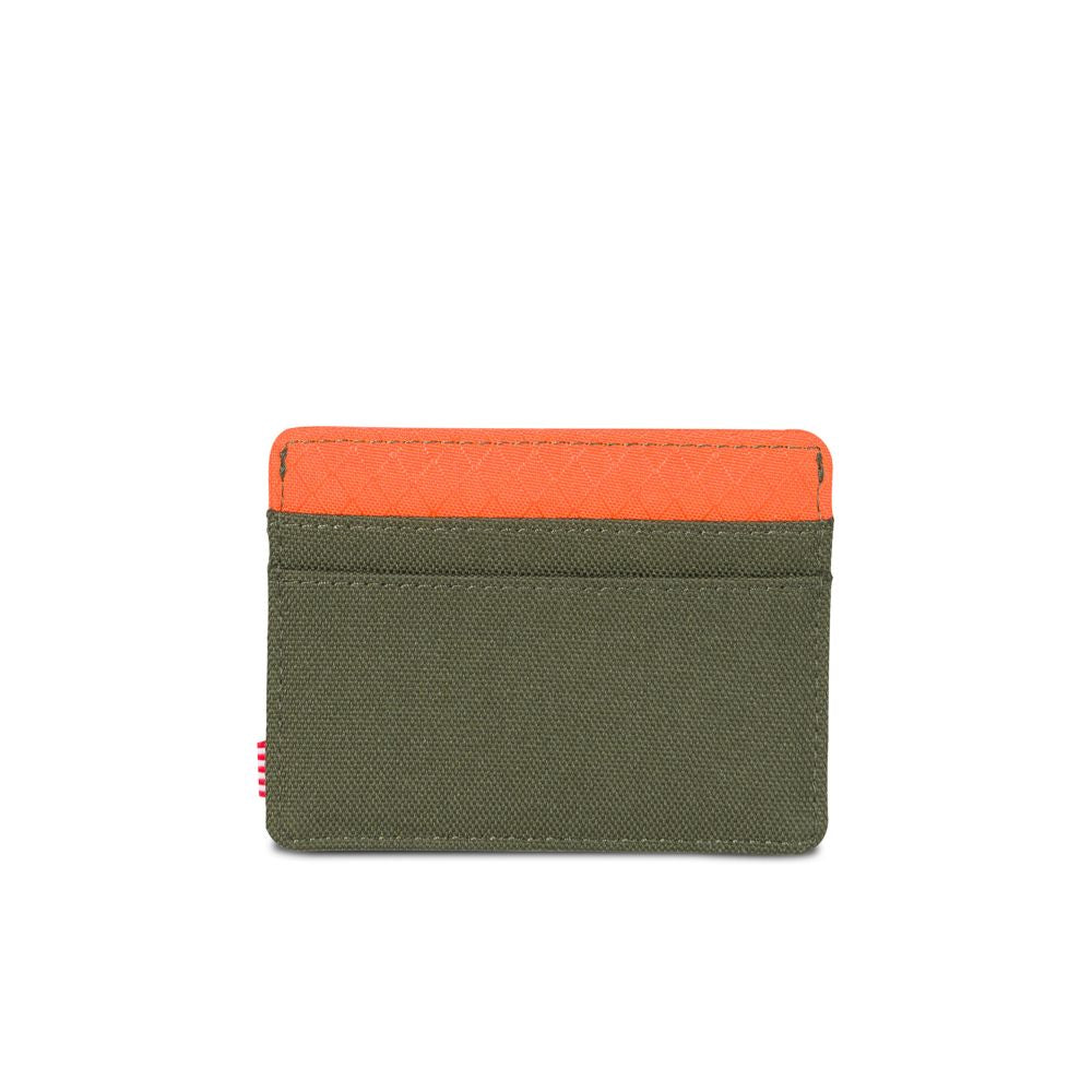 Herschel Charlie Wallet - Forest Night/Vermillion Orange