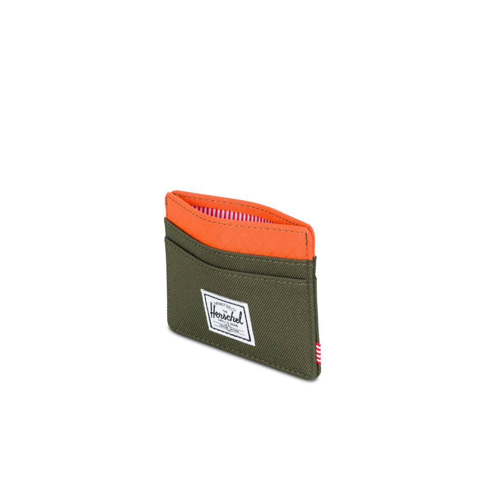 Herschel Charlie Wallet - Forest Night/Vermillion Orange