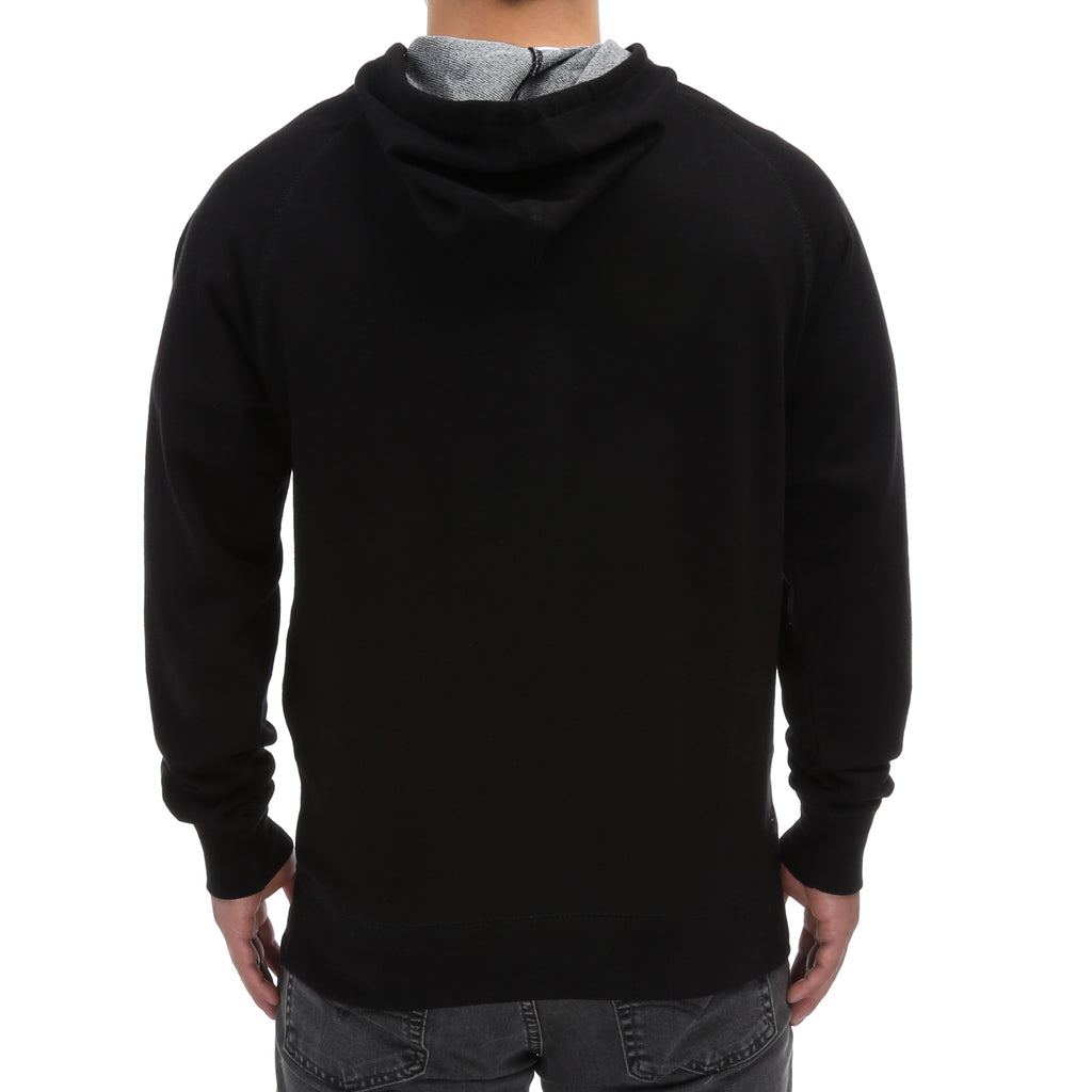 New Star French Terry Pullover Hoodie - Black