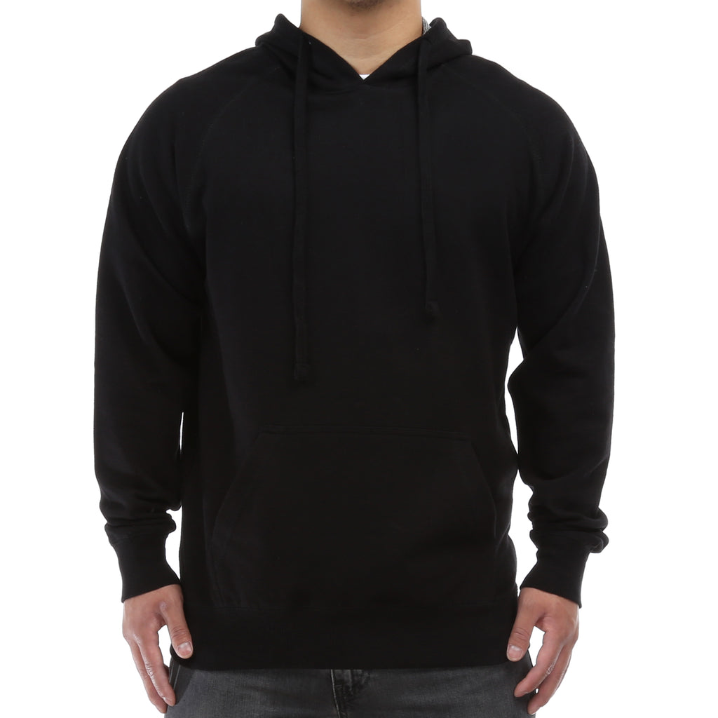New Star French Terry Pullover Hoodie - Black