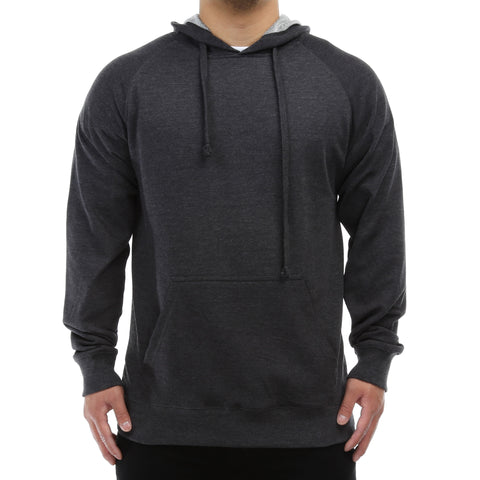 New Star French Terry Pullover Hoodie - Charcoal
