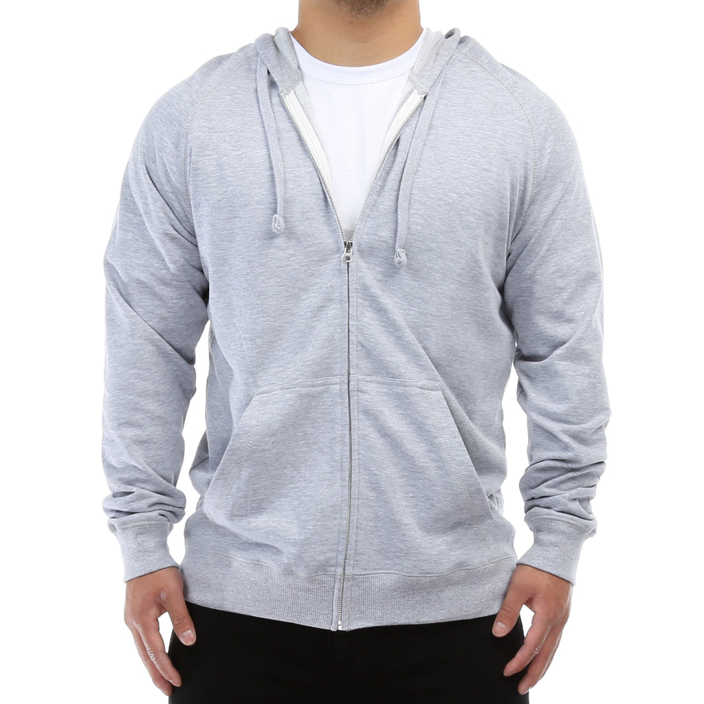 New Star French Terry Zip Up Hoodie - Athletic Heather