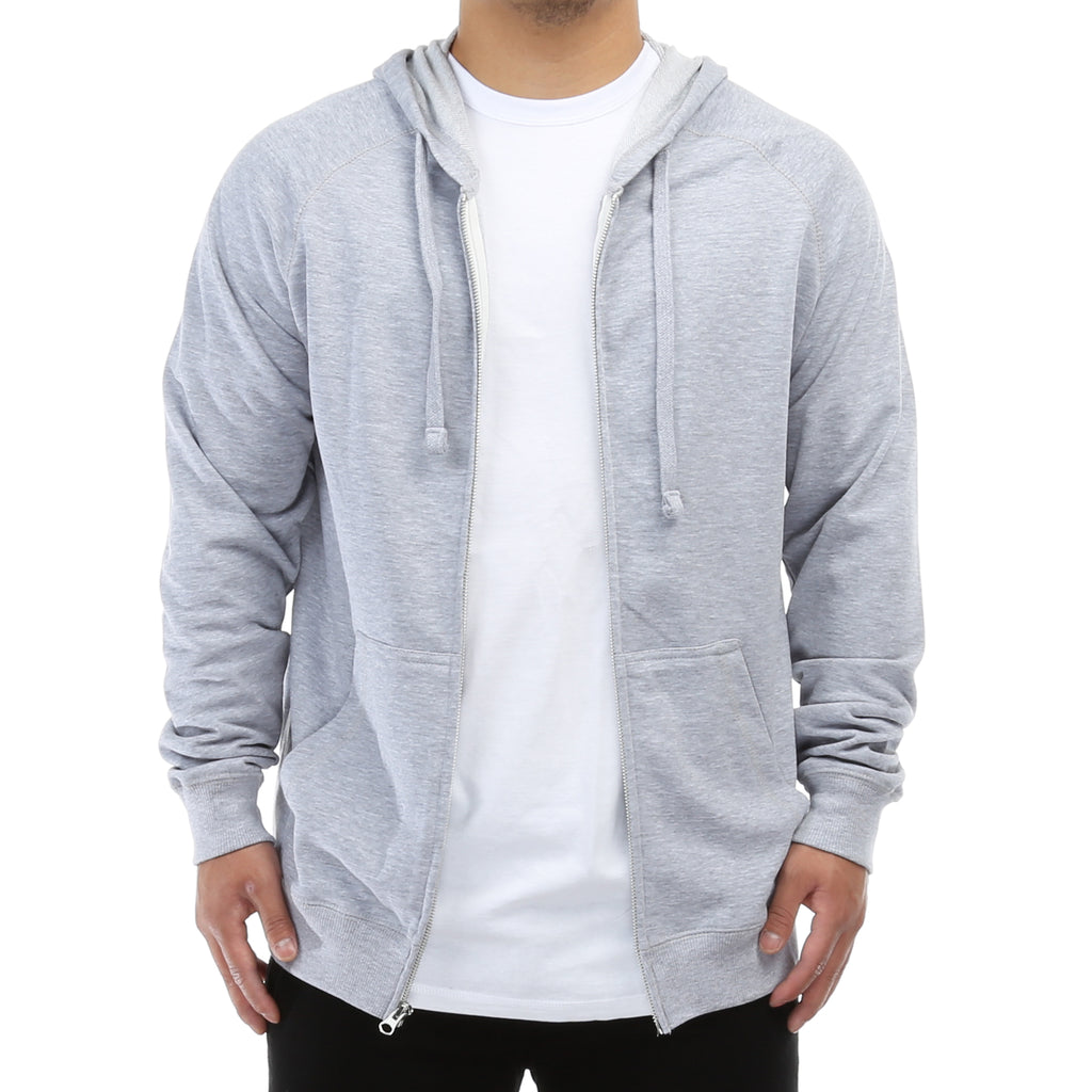 New Star French Terry Zip Up Hoodie - Athletic Heather