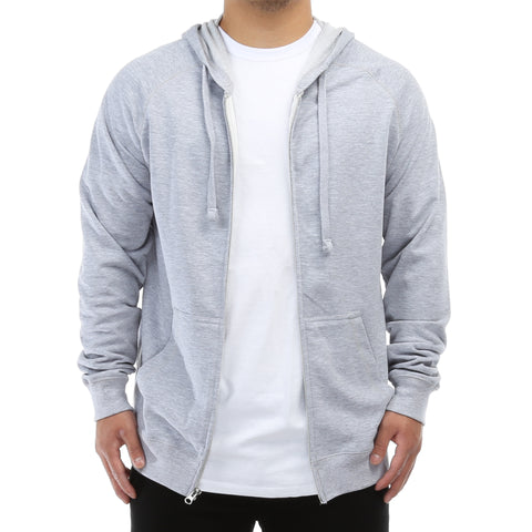 New Star French Terry Zip Up Hoodie - Athletic Heather