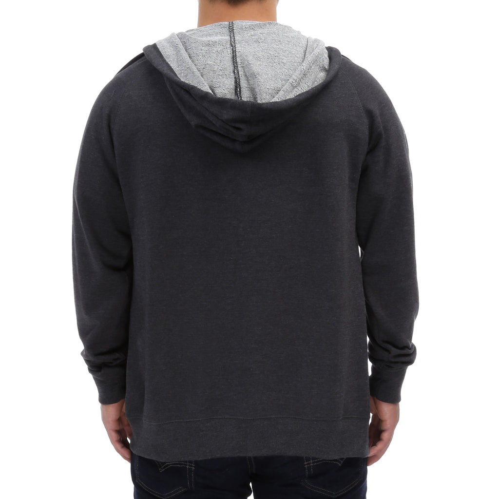 New Star French Terry Zip Up Hoodie - Charcoal