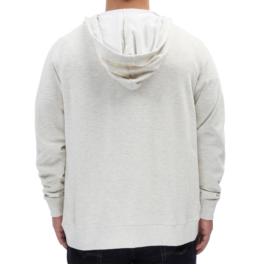 New Star French Terry Zip Up Hoodie - Cream