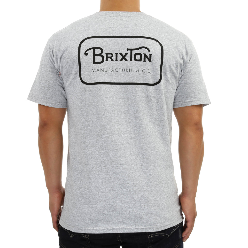 Brixton Grade S/S Standard Tee - Heather Grey