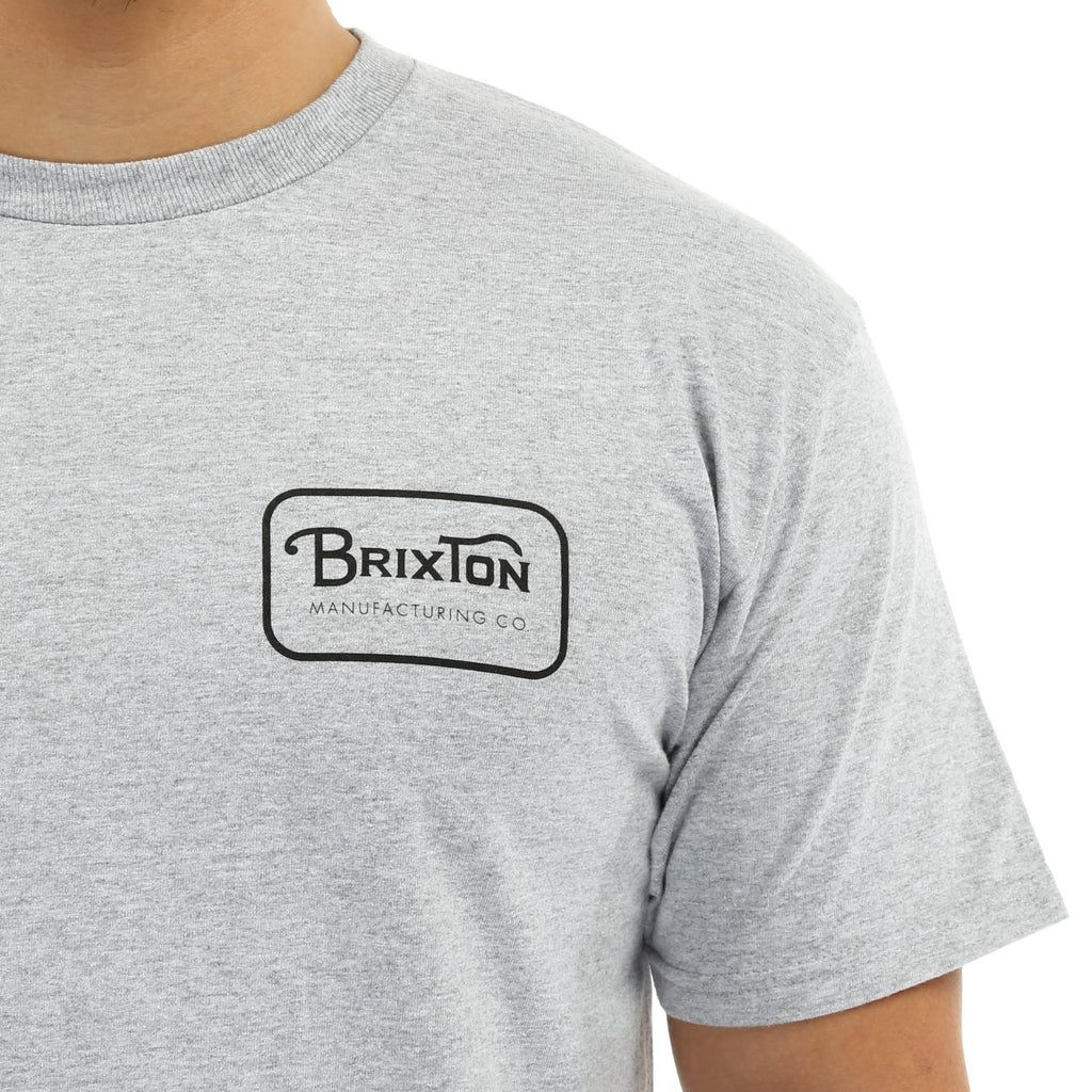 Brixton Grade S/S Standard Tee - Heather Grey